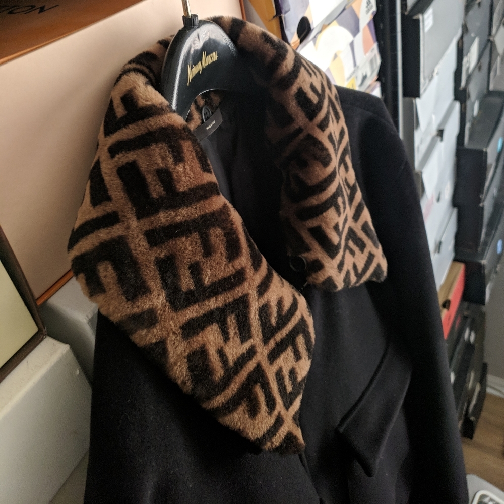 Fendi Wool and Sheepskin Collar Jacket - Picture 12 of 12